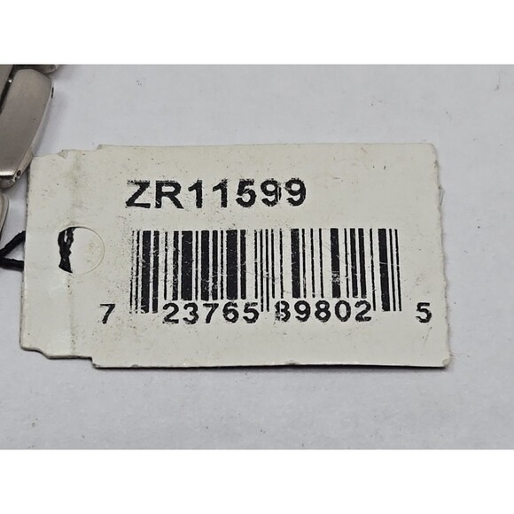 Relic Wet ZR11599 Womens Purple Dial Date Watch Silver Tone Bracelet New Battery - Picture 12 of 12